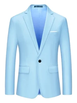 Lars Amadeus Men's Dress Slim Fit Blazer Single Breasted One Button Suit Sports Coat -Refrigiwear US Shop GUEST 01b3259e 11c1 4b89 82fa b3b591570588