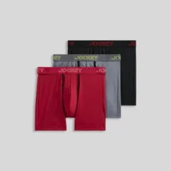 Jockey Generation™ Men's No Chafe Underwear 3pk - Black/Red/Gray -Refrigiwear US Shop GUEST 0399384d 1bb5 4804 9713 1a29655b1e7b