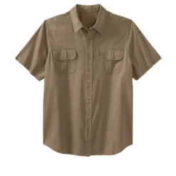 Boulder Creek By KingSize Men's Big & Tall Short Sleeve Denim & Twill Shirt -Refrigiwear US Shop GUEST 08d6370a 2f99 4392 8274 cea1a612d223