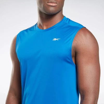 Reebok Training Sleeveless Tech T-Shirt Mens Athletic Tank Tops 5 Reebok Training Sleeveless Tech T-Shirt Mens Athletic Tank Tops - Image 3