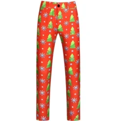 Lars Amadeus Men's Flat Front Funny Party Cosplay Costume Christmas Printed Pants -Refrigiwear US Shop GUEST 0d5f8883 f744 4718 a6da e55c25bc8ab5