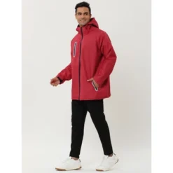 Lars Amadeus Men's Windbreaker Faux Fleece Lined Drawstring Hoodie Zipper Outdoor Jackets -Refrigiwear US Shop GUEST 0e788e8f 5b51 45d7 9af8 a58f1ac73b7c