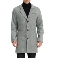 Lars Amadeus Men's Regular Fit Notched Lapel Single Breasted Herringbone Overcoat 15 Lars Amadeus Men's Regular Fit Notched Lapel Single Breasted Herringbone Overcoat -Refrigiwear US Shop GUEST 0f756f65 4bc7 44fa 9dc4 bcb1cd21d6a1