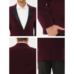 Lars Amadeus Men's Velvet Blazer One Button Party Prom Tuxedo Dinner Suit Blazer 15 Lars Amadeus Men's Velvet Blazer One Button Party Prom Tuxedo Dinner Suit Blazer -Refrigiwear US Shop GUEST 10523559 5aea 4a2b 9d87 c81b37c84912