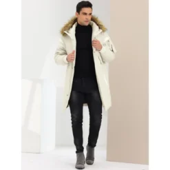Lars Amadeus Men's Puffer Coat Windbreaker Heavyweight Faux Fur Hooded Parka Jacket 9 Lars Amadeus Men's Puffer Coat Windbreaker Heavyweight Faux Fur Hooded Parka Jacket -Refrigiwear US Shop GUEST 154012d3 1345 46f6 8fa5 f97ab8644a13