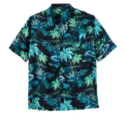 KS Island By KingSize Men's Big & Tall Printed Rayon Short-Sleeve Shirt -Refrigiwear US Shop GUEST 156ec152 c4a4 4621 9055 b0003ba69999