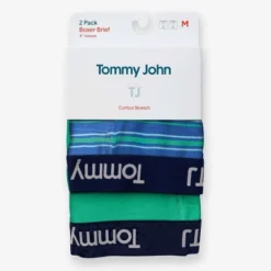 TJ | Tommy John™ Men's 4" Striped Boxer Briefs 2pk