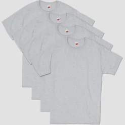 Hanes Men's Essentials Short Sleeve T-Shirt 4pk