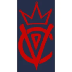 Disney Men's Cruella Large Emblem T-Shirt - Navy Blue Heather - 4X Big Tall