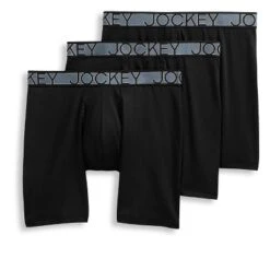 Jockey Men's Active Microfiber 9" Long Leg Boxer Brief - 3 Pack -Refrigiwear US Shop GUEST 1b77b952 f8a1 4b89 adca 722efa4e38b5