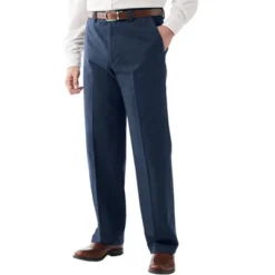 KingSize Men's Big & Tall Relaxed Fit Wrinkle-Free Expandable Waist Plain Front Pants -Refrigiwear US Shop GUEST 1c48e91d 8d8f 435a bb1b 6a3d29a9d49b