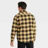 Men's Standard Fit Long Sleeve Checked Button-Down Shirt - Goodfellow & Co™