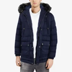 X RAY Men's Hooded Puffer Jacket Winter Parka Jacket Warm Ski Coat -Refrigiwear US Shop GUEST 1e3acc39 6a90 42af a06f 10d8999e0dc2