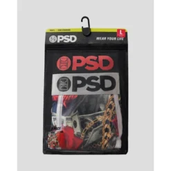 PSD Men's Money Roses Print Boxer Briefs 2pk - Gold/Green/Red -Refrigiwear US Shop GUEST 213abfe8 1b45 42b7 9425 9c4a47e5dff8