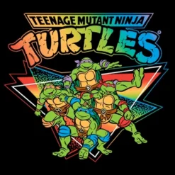 Men's Teenage Mutant Ninja Turtles Hero Rainbow '90s Vibe T-Shirt