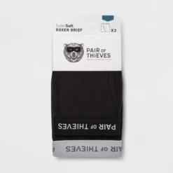Pair Of Thieves Men's 2pk Super Soft Boxer Briefs