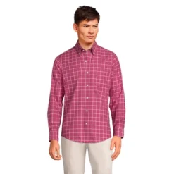 Lands' End Men's Traditional Fit No Iron Twill Shirt -Refrigiwear US Shop GUEST 22b608e8 7f0a 46ae 9fef 0ce646663170