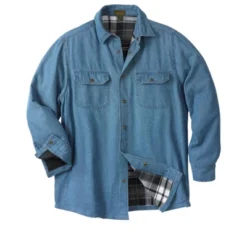 Boulder Creek By KingSize Men's Big & Tall Flannel-Lined Twill Shirt Jacket By -Refrigiwear US Shop GUEST 23bf856e 81f4 4a9b b3ec d33e8780073e