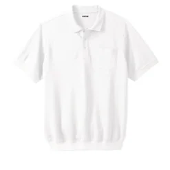 KingSize Men's Big & Tall Banded Bottom Pocket Shrink-Less™ Piqué Polo Shirt -Refrigiwear US Shop GUEST 268a233b 3279 4b15 a096 7b7b30300dcf