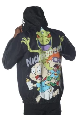 Members Only Men's Chucky Placement Nickelodeon Windbreaker Jacket