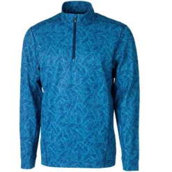 Cutter & Buck Traverse Palm Print Half-Zip Jacket -Refrigiwear US Shop GUEST 2c2af545 9f9d 4b27 8666 7dcf43a6291b