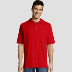 Hanes Men's X-Temp Jersey Polo Short Sleeve Shirt -Refrigiwear US Shop GUEST 324e3ba4 e3f5 4017 9a13 d6ff68c9ecc1