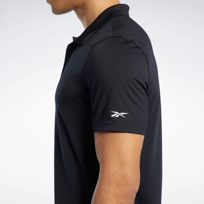 Reebok Workout Ready Polo Shirt Mens Athletic T-Shirts 5 Reebok Workout Ready Polo Shirt Mens Athletic T-Shirts - Image 3