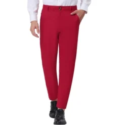 Lars Amadeus Men's Straight Fit Flat Front Chino Solid Color Dress Pants -Refrigiwear US Shop GUEST 3ca64fd7 159d 4ac8 9417 97956b4083d5