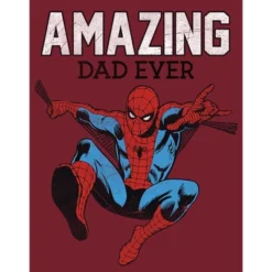 Men's Marvel Spider-Man Amazing Dad T-Shirt