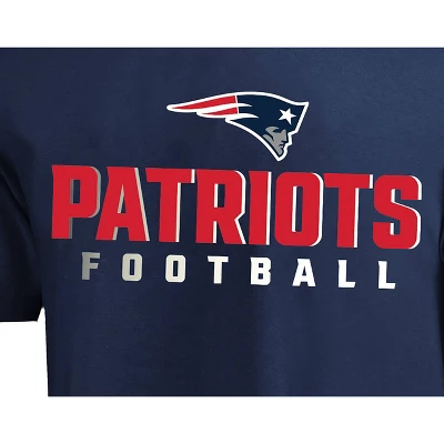 NFL New England Patriots Men's Big & Tall Short Sleeve Cotton T-Shirt 4 NFL New England Patriots Men's Big & Tall Short Sleeve Cotton T-Shirt - Image 2
