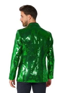 Suitmeister Men's Christmas Blazer - Sequins Green