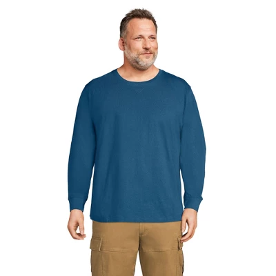Lands' End Men's Long Sleeve Rugby Crew Tee 8 Lands' End Men's Long Sleeve Rugby Crew Tee - Image 6