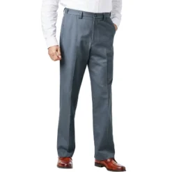 KingSize Men's Big & Tall Relaxed Fit Wrinkle-Free Expandable Waist Plain Front Pants -Refrigiwear US Shop GUEST 479372ea 9ec1 4766 9b59 60b28202b564