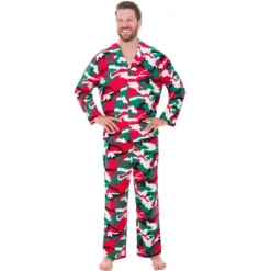 Men's Soft Cotton Flannel Pajamas Lounge Set, Warm Long Sleeve Shirt And Pajama Pants With Pockets -Refrigiwear US Shop GUEST 495b64b6 877b 40c0 bdeb 1b62d5b1d09c