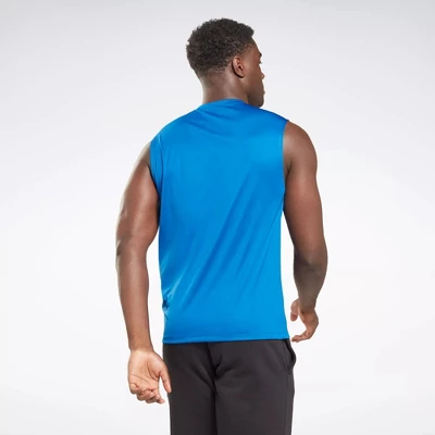 Reebok Training Sleeveless Tech T-Shirt Mens Athletic Tank Tops 4 Reebok Training Sleeveless Tech T-Shirt Mens Athletic Tank Tops - Image 2