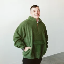 Goumikids Adult Faux Shearling Organic Cotton Zip Pullover -Refrigiwear US Shop GUEST 4b9353b9 f0d2 4302 934b eb7aea816637