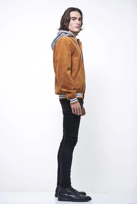 Members Only Men's Corduroy Varsity Jacket With Hood 4 Members Only Men's Corduroy Varsity Jacket With Hood - Image 2