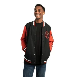 Miles Morales Spider-Man Adult Unisex Varsity Jacket -Refrigiwear US Shop GUEST 4e3ca1e4 e65f 49e0 8049 5e77e92c56ad