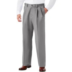 KingSize Men's Big & Tall Relaxed Fit Wrinkle-Free Expandable Waist Pleated Pants -Refrigiwear US Shop GUEST 512959ea c376 4a37 a43c 1ef8ecd0bc01