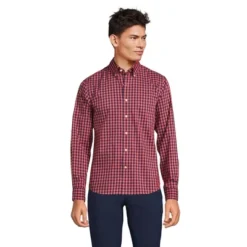 Lands' End Men's Traditional Fit Comfort-First Shirt With Coolmax Printed -Refrigiwear US Shop GUEST 517474c4 6435 40f0 8734 d347c92682e3