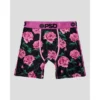PSD Men's Rose Floral Print Boxer Briefs 2pk - Pink/Green/Black