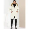 Lars Amadeus Men's Puffer Coat Windbreaker Heavyweight Faux Fur Hooded Parka Jacket -Refrigiwear US Shop GUEST 58b7e7d9 1068 4bd6 9199 e72e49adc8d1
