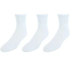 CTM Men's Big And Tall Ankle Socks (3 Pair Pack)