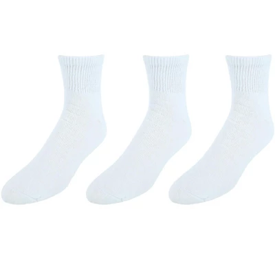 CTM Men's Big And Tall Ankle Socks (3 Pair Pack) 3 CTM Men's Big And Tall Ankle Socks (3 Pair Pack)