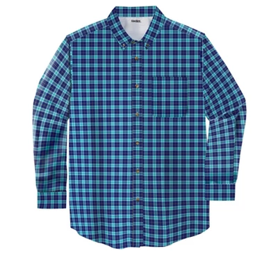KingSize Men's Big & Tall Long Sleeve Wrinkle Free Sport Shirt 5 KingSize Men's Big & Tall Long Sleeve Wrinkle Free Sport Shirt - Image 3