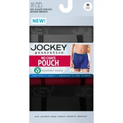 Jockey Generation™ Men's No Chafe Underwear 3pk - Black/Red/Gray -Refrigiwear US Shop GUEST 6083eba3 36c8 4f18 ae28 0ee16524f4ad