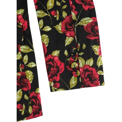 Lars Amadeus Men's Prom Floral Slim Fit One Button Lightweight Prom Suit Blazer Jacket 5 Lars Amadeus Men's Prom Floral Slim Fit One Button Lightweight Prom Suit Blazer Jacket - Image 3