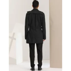 Lars Amadeus Men's Trench Coat Slim Fit Double Breasted Notch Lapel Pea Coat -Refrigiwear US Shop GUEST 6297ba6c 0cf5 4b0d 8a5c b52d7e43163e