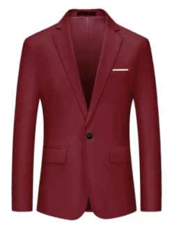 Lars Amadeus Men's Dress Slim Fit Blazer Single Breasted One Button Suit Sports Coat -Refrigiwear US Shop GUEST 6526528e 337f 43ac bb16 df1b1d74ba45