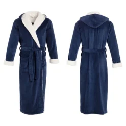 Men's Warm Winter Plush Hooded Bathrobe, Full Length Fleece Robe With Hood 18 Men's Warm Winter Plush Hooded Bathrobe, Full Length Fleece Robe With Hood -Refrigiwear US Shop GUEST 66eb72e1 6a3f 4c36 834c a0416bcd926e